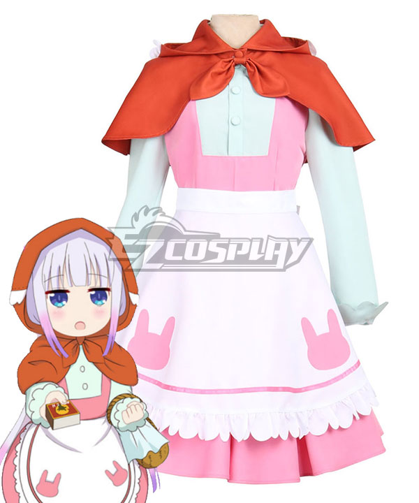 

Miss Kobayashi's Dragon Maid Kanna Kamui The Little Match Girl Little Red Riding Hood Cosplay Costume