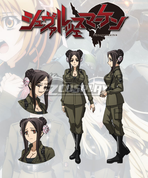 

Muv Luv Schwarzesmarken Pham Thi Rang Cosplay Costume