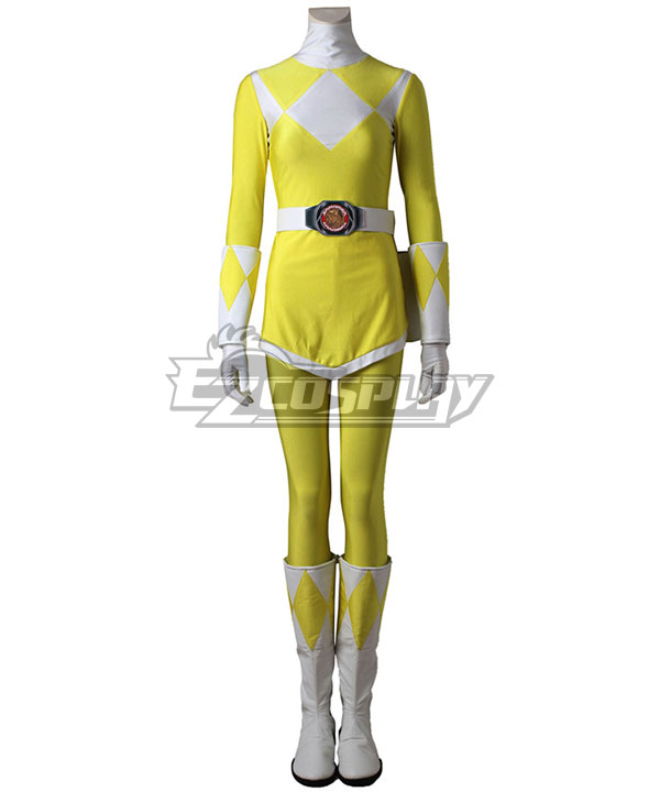 Mighty Morphin' Power Rangers Boy Tiger Ranger Cosplay Costume - Not Including Boots