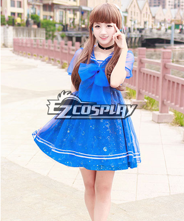 

Original Sailor Moon Chiffon and Organza Sailor Collar Dress - Special Sale