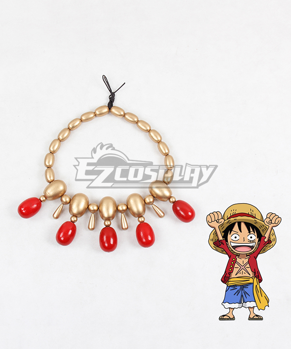One Piece Monkey D Luffy Necklace Cosplay Accessory Prop