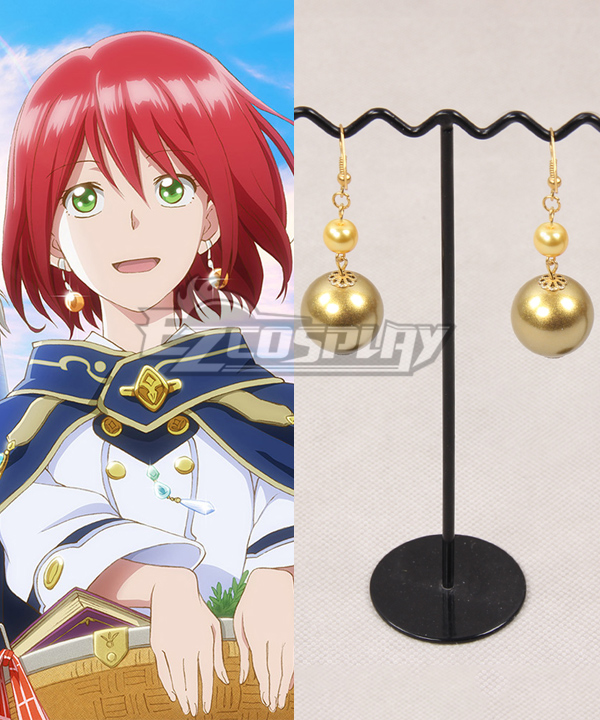 Snow White With The Red Hair Shirayuki Earrings Cosplay Accessory Prop