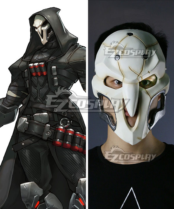 

Overwatch OW Reaper Gabriel Reyes Mask Cosplay Accessory Prop