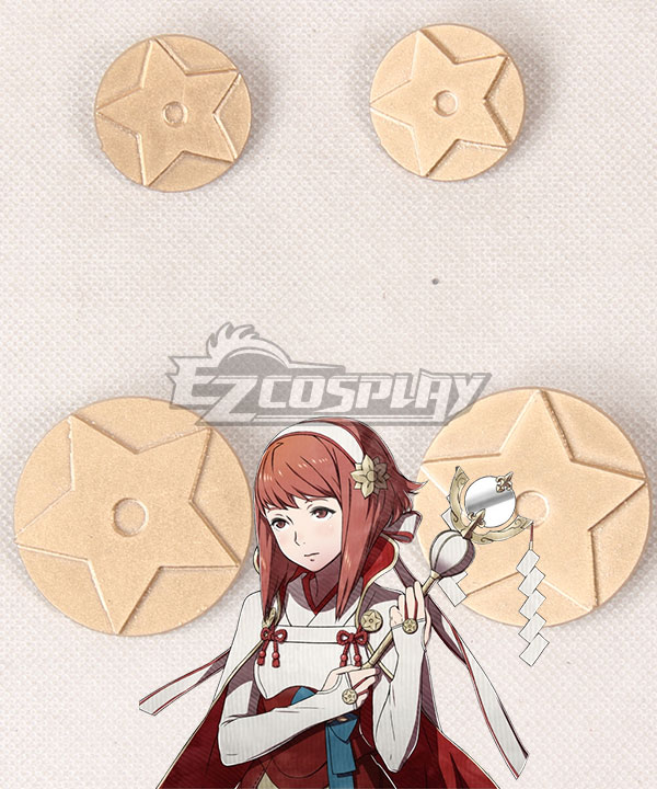 FE Fates IF Sakura Four Brooch Cosplay Accessory Prop
