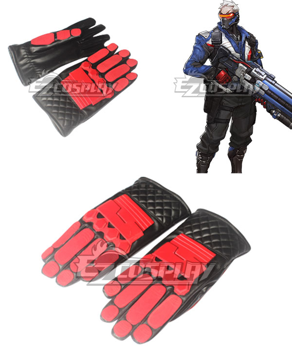 Overwatch OW Soldier 76 John "Jack" Morrison Gloves Cosplay Accessory Prop