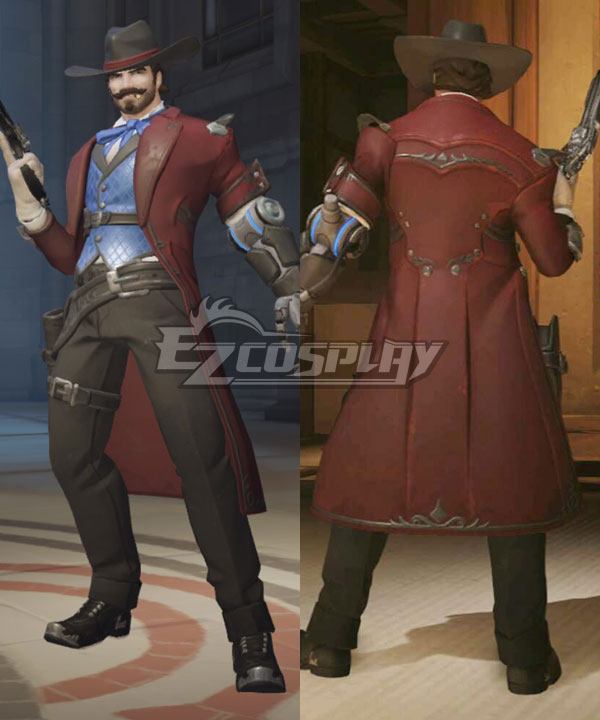 

Overwatch OW Riverboat Jesse McCree Greaves Cosplay Accessory Prop