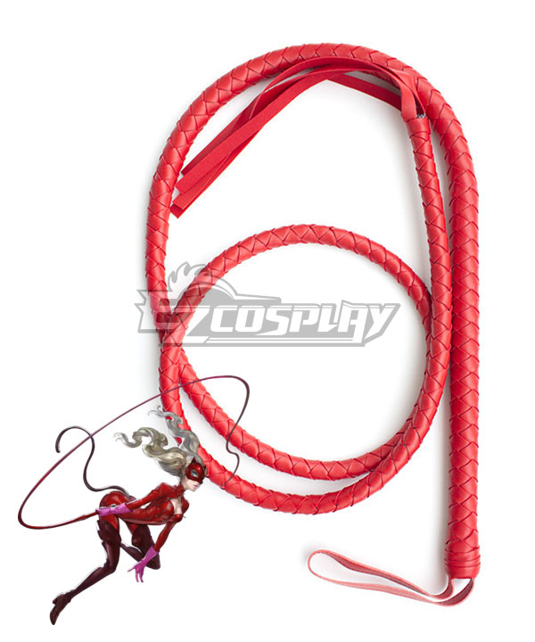 Persona 5 Ann Takamaki Cosplay Red Whip Accessory Prop