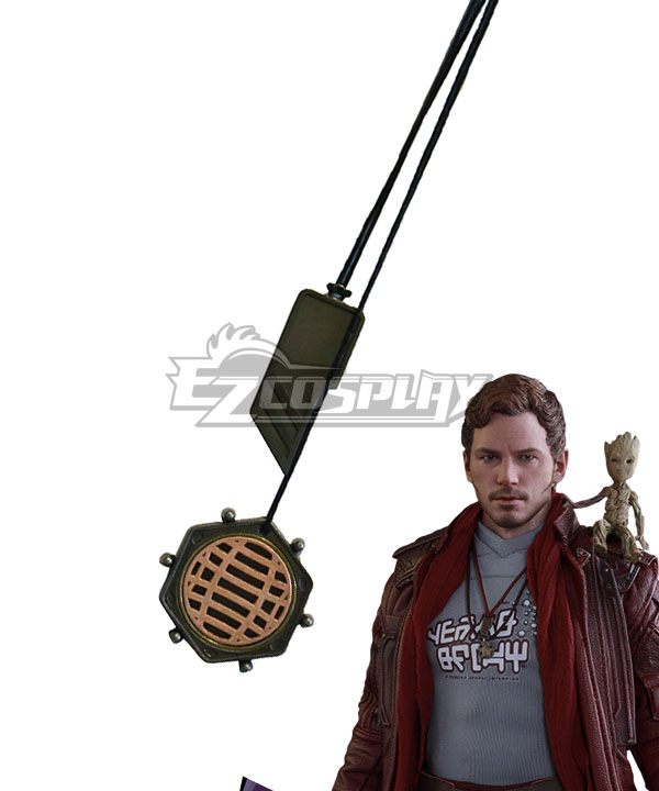 Marvel Guardians of the Galaxy Vol. 2 Star-Lord Peter Jason Quill Necklace Cosplay Accessory Prop