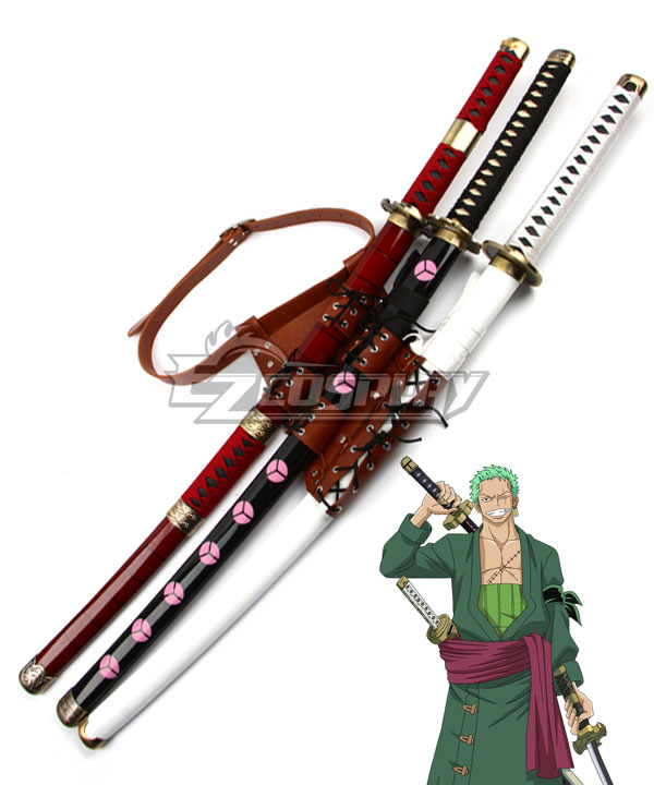 One Piece Roronoa Zoro Sword Bandage Cosplay Accessory Prop