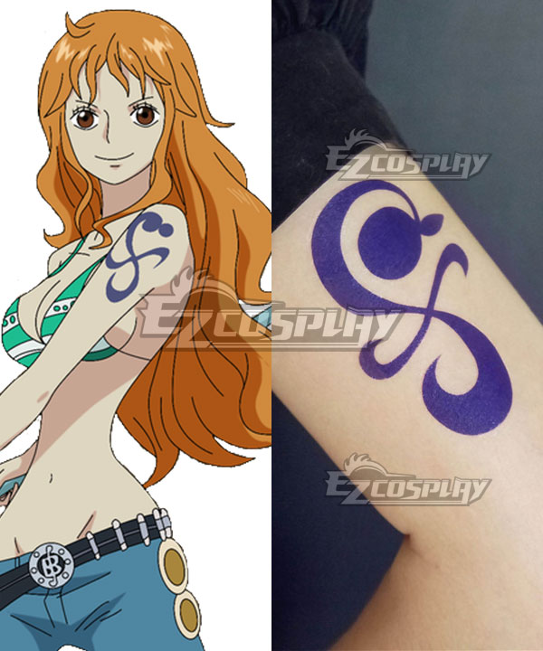 One Piece Nami Tattoo Cosplay Accessory Prop