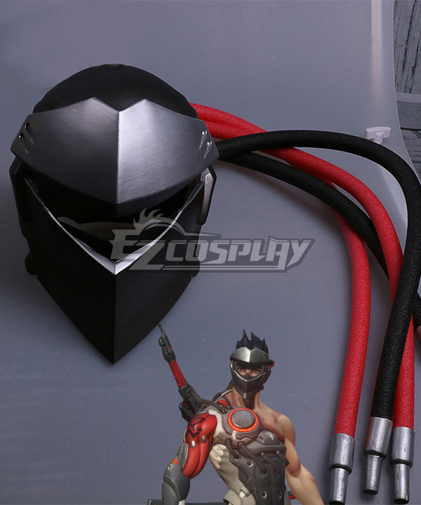 Overwatch OW Genji Shimada Blackwatch Mask Cosplay Accessory Prop