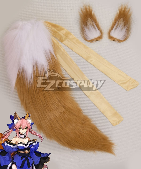 Fate Grand Order Fate Extra Tamamo no Mae Tail and Ears Cosplay Accessory Prop