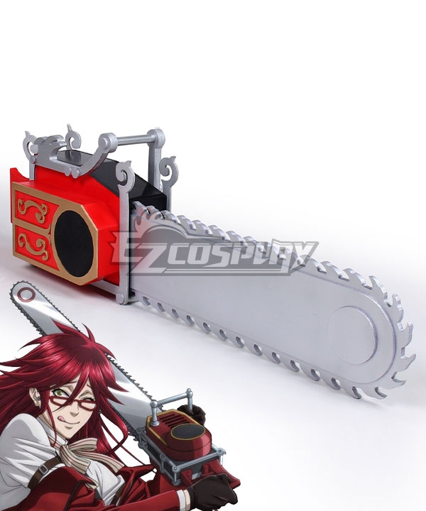 

Black Butler Grell Sutcliff Red Butler Saw Cosplay Weapon Prop