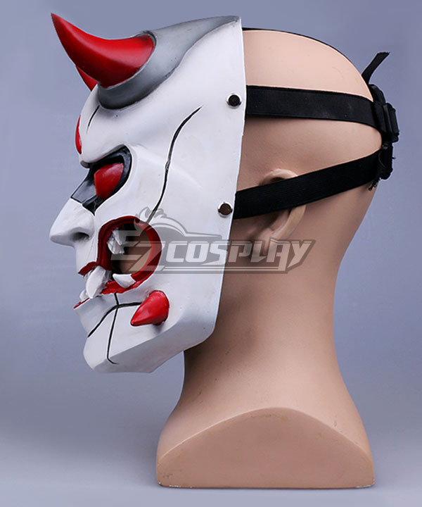 オーバーウォッチ　ゲンジ　キャラクターのマスク Amazon.co.jp: Overwatch Genji ロールプレイマスク 跳ね上げ式