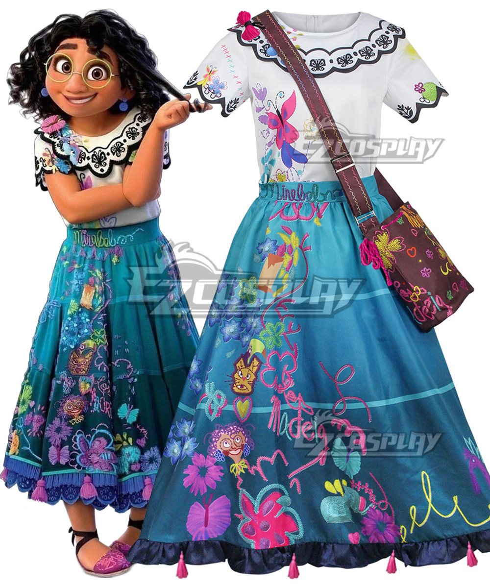 Disney Encanto Mirabel Halloween Cosplay Costume