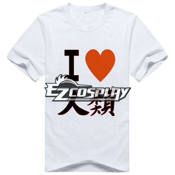 

No Game No Life Anime Sora T-shirt Short White Sleeve Cosplay Costume