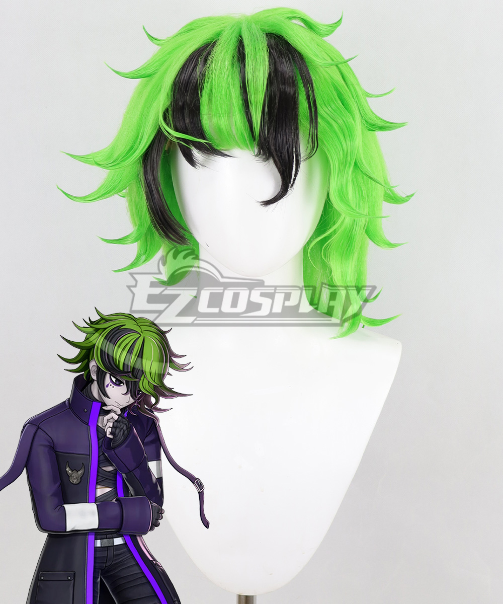 Enigma Archives Master Detective Archives: RAIN CODE Master Detectives F Green Cosplay Wig
