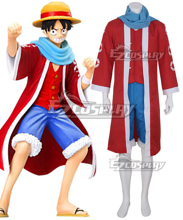 ON E PIE CE Wano Country Monkey D Luffy Cosplay Costume Kimono Custom Made