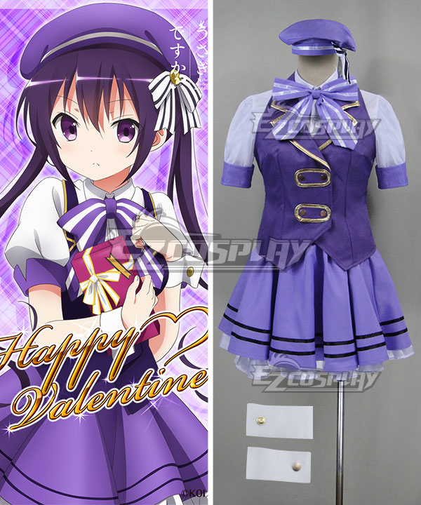 War Gochuumon in Usagi Desu? Ist der Orden ein Kaninchen? Rize Tedeza Happy Valentine Cosplay Kostüm