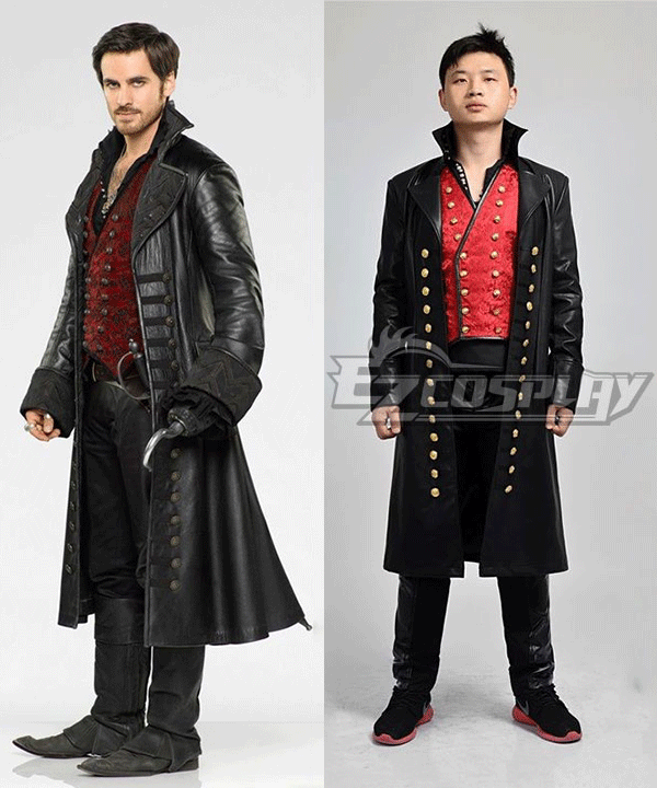 Once Upon a Time Captain Hook Cosplay Costume
