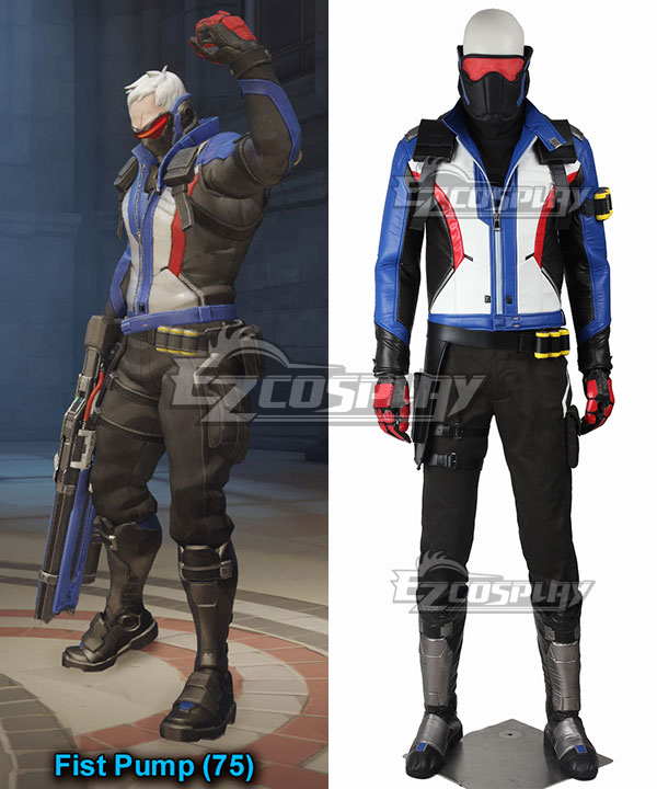 

Overwatch OW Soldier 76 John Jack Morrison Cosplay Costume - Including Boots