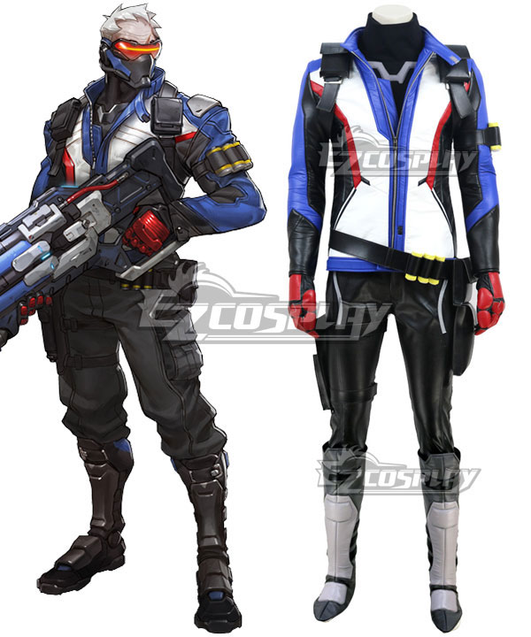 

Overwatch OW Soldier 76 John Jack Morrison Cosplay Costume