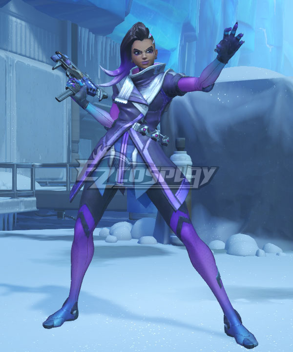 

Overwatch OW Sombra Cosplay Costume - Only Jumpsuit And No Coat