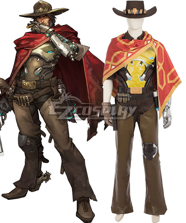 

Overwatch OW Jesse McCree Cosplay Costume - A Edition