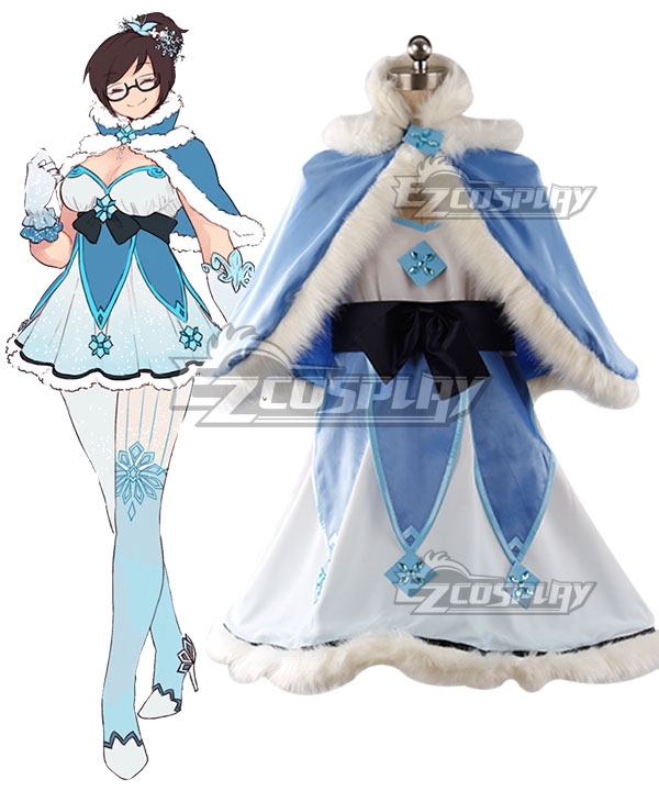 Overwatch OW Magical Girl Mei Cosplay Costume