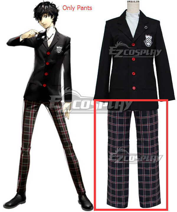 Persona 5 Protagonist Akira Kurusu Ren Amamiya Cosplay Costume - Only Pants