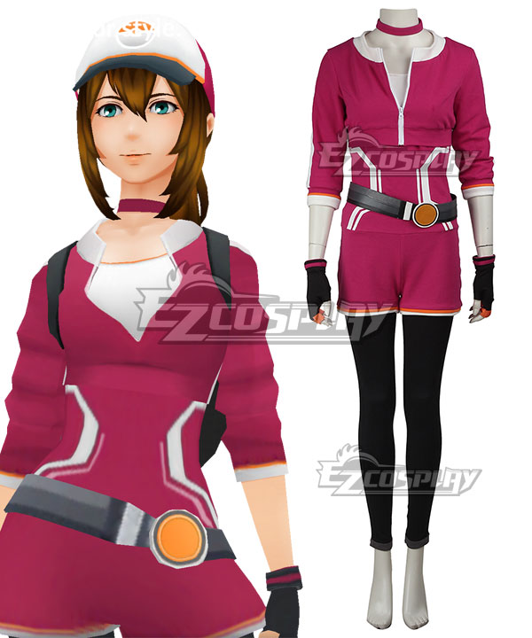 

Pokémon GO Pokemon Pocket Monster Trainer Female Red Cosplay Costume