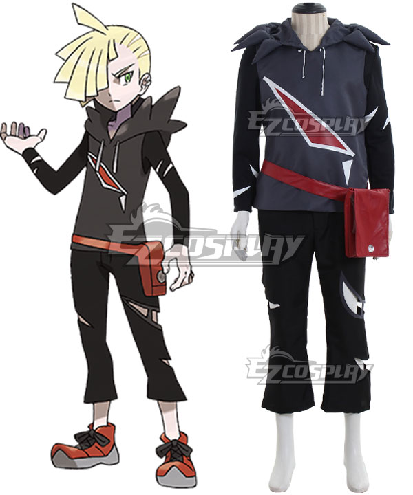 PM Sun and Moon Team Skull Gladion Cosplay Costume