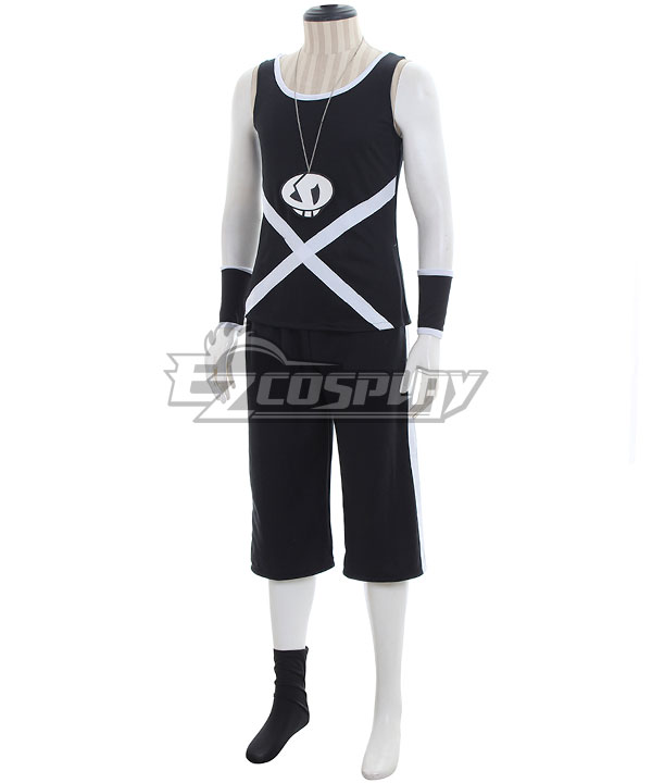 PM Sun and Moon Team Skull Grunts Male Cosplay Costume