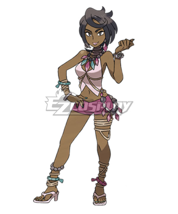 

Pokemon Sun and Moon Olivia Cosplay Costume - Only Top and Short