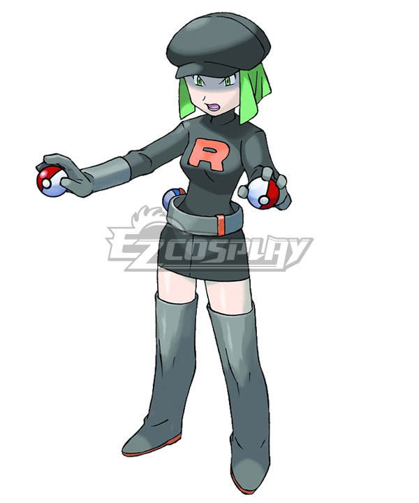 PM Team Rocket Grunt Female Cosplay Costume - B Edition