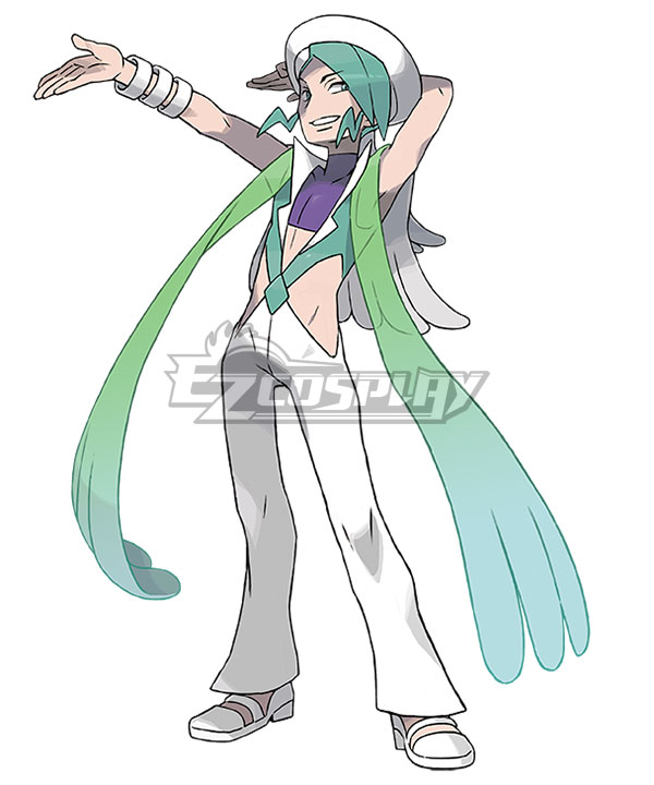 Pokémon Champion Omega Ruby and Alpha Wallace Cosplay Costume