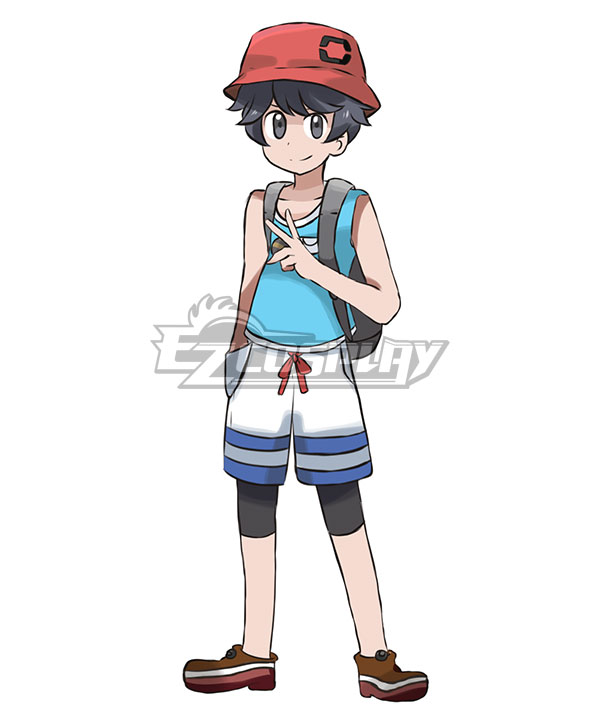 Pokémon Pokemon Ultra Sun and Ultra Moon Male Protagonist Cosplay Costume