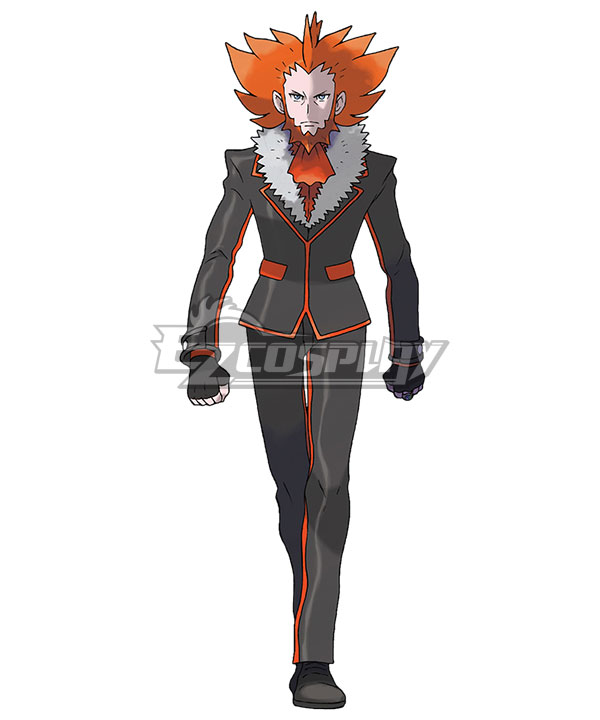 PM Ultra Sun and Ultra Moon PM Team Flare Boss Lysandre Cosplay Costume