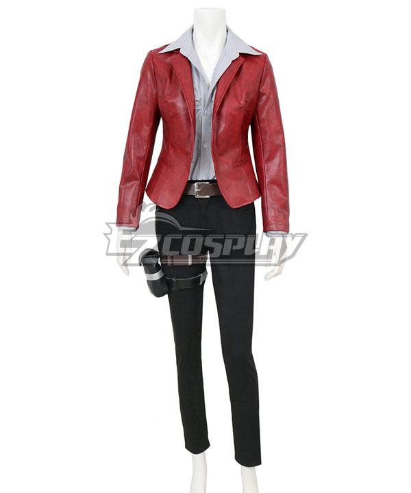 Claire Redfield is called by a stranger, red jacket