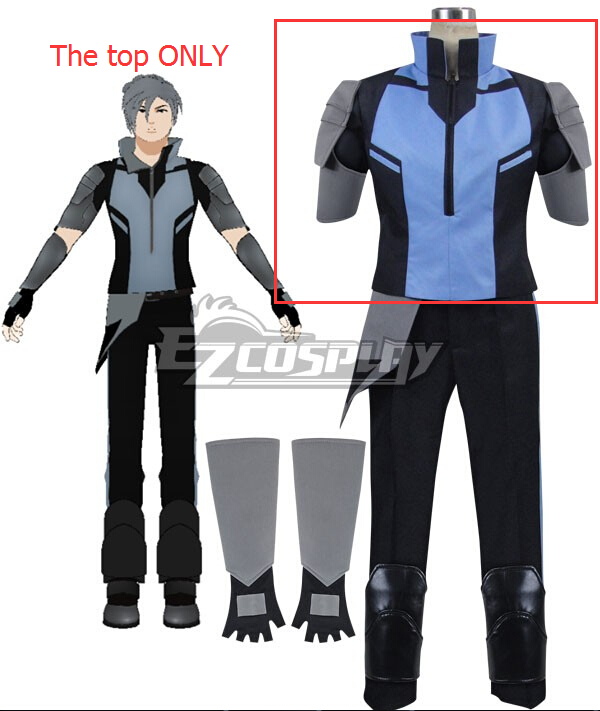 

RWBY Mercury Black Merc Cosplay Costume - Top ONLY