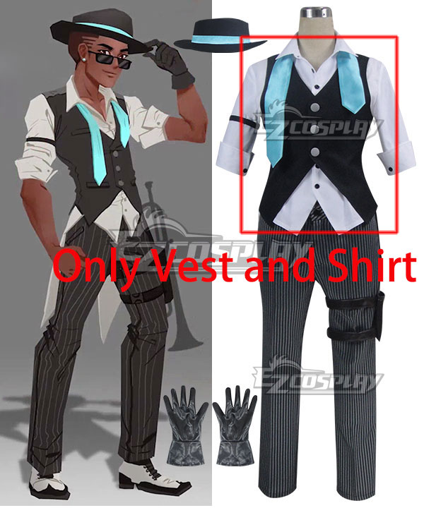 

RWBY Flynt Coal Cosplay Costume - Only Vest and Shirt