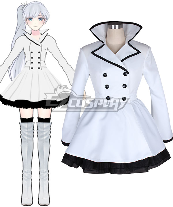 

RWBY Weiss Schnee White Cosplay Costume