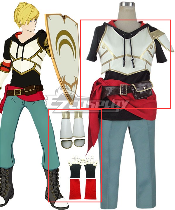 RWBY Volume 4 Jaune Arc Cosplay Costume - Without the trousers