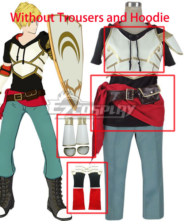 

RWBY Volume 4 Jaune Arc Cosplay Costume (Without Trousers and Hoodie)