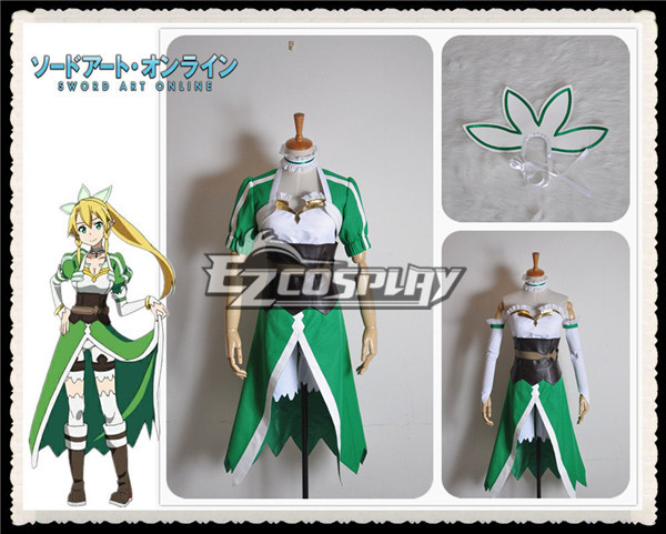 Sword Art Online ALfheim Online Leafa Lyfa Kirigaya Suguha Cosplay Costume