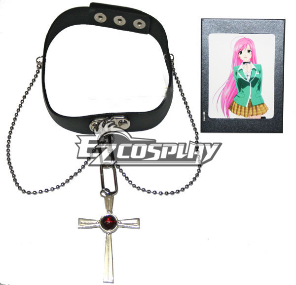 Rosario + Vampire Akashiya Moka Cosplay Necklace Accessory Prop