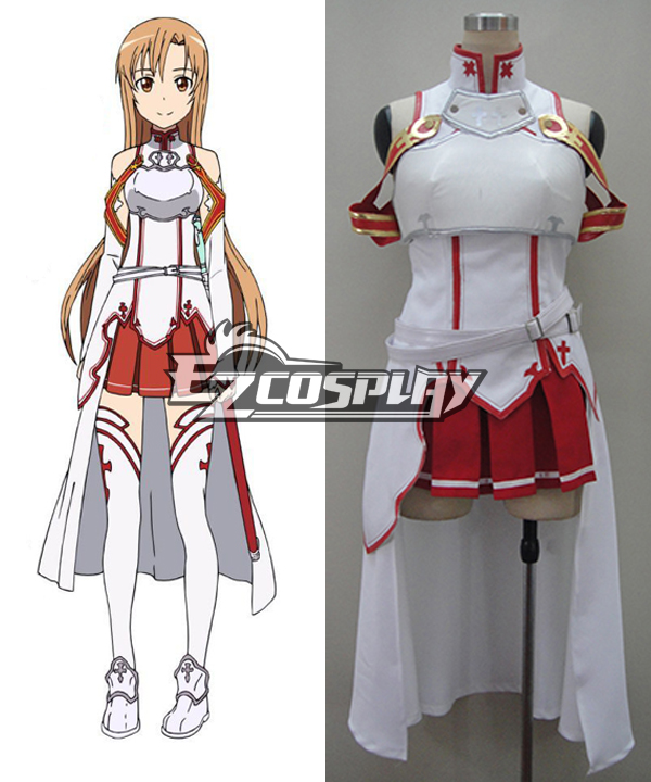 Sword Art Online Asuna Yuuki New Version Cosplay Costume