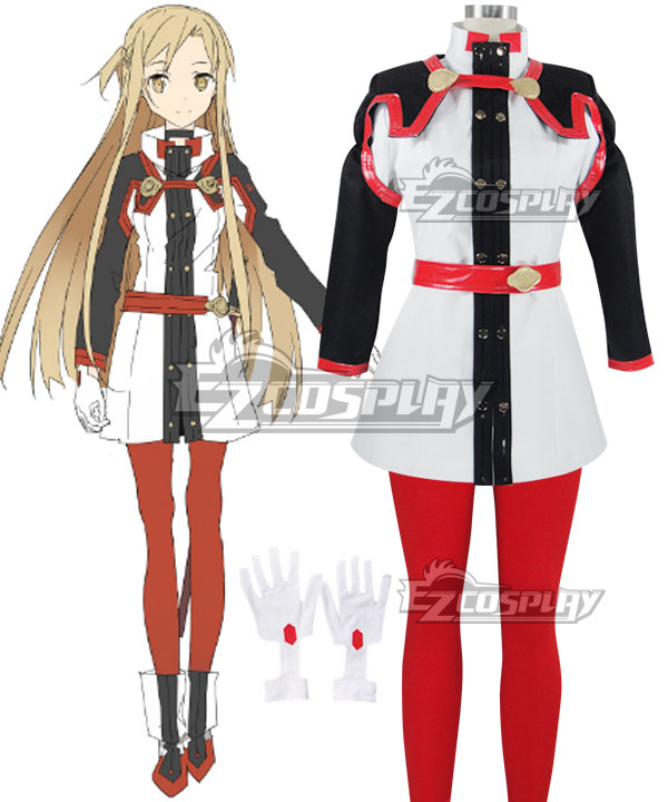 

Sword Art Online Ordinal Scale Yuuki Asuna Yuki Asuna Movie New Cosplay Costume
