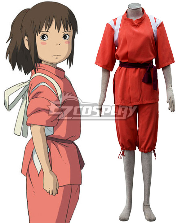 купить Hayao Miyazaki Spirited Away Ogino Chihiro Cosplay Costume ESAY004 E...