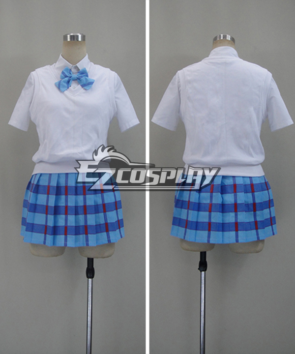 LoveLive! Love Live! Eli Ayase Blue Otonokizaka Academy Summer Uniforms Cosplay Costume